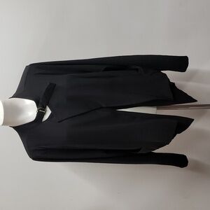 Torrid Black Drape Front Blazer With Women's 2X Careerwear Evening Versatile